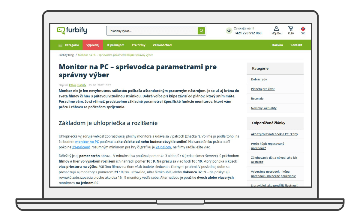 Ukážka copywritingu pre Furbify.sk – copywriting portfólio Michal Toma.